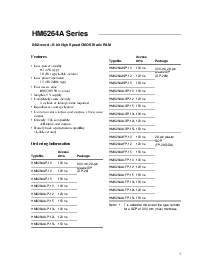 浏览型号HM6264ALP-12的Datasheet PDF文件第1页