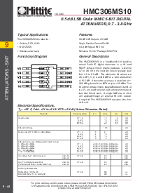 浏览型号HMC306MS10的Datasheet PDF文件第1页