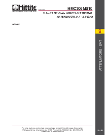 浏览型号HMC306MS10的Datasheet PDF文件第6页