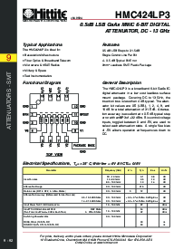 浏览型号HMC424LP3的Datasheet PDF文件第1页