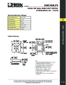 浏览型号HMC424LP3的Datasheet PDF文件第4页