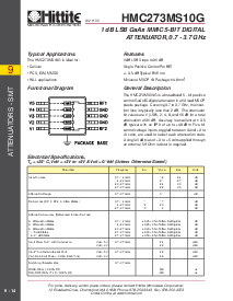 浏览型号HMC273MS10G的Datasheet PDF文件第1页