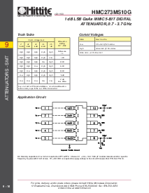 浏览型号HMC273MS10G的Datasheet PDF文件第3页