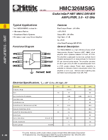 浏览型号HMC326MS8G的Datasheet PDF文件第1页