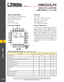 浏览型号HMC431LP4的Datasheet PDF文件第1页