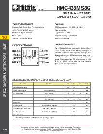 浏览型号HMC438MS8G的Datasheet PDF文件第1页
