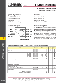 浏览型号HMC284MS8G的Datasheet PDF文件第1页