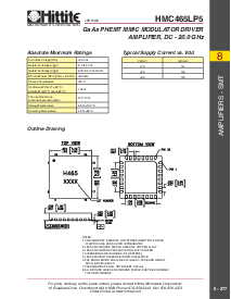 浏览型号HMC465LP5的Datasheet PDF文件第4页