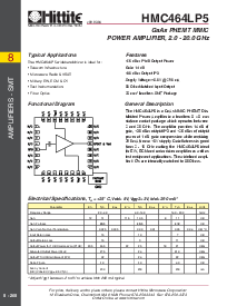 浏览型号HMC464LP5的Datasheet PDF文件第1页