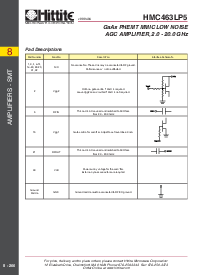 浏览型号HMC463LP5的Datasheet PDF文件第5页