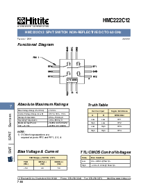 浏览型号HMC222C12的Datasheet PDF文件第3页