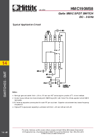 浏览型号HMC190MS8的Datasheet PDF文件第5页