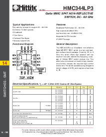 浏览型号HMC344LP3的Datasheet PDF文件第1页