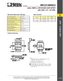 浏览型号HMC318MS8G的Datasheet PDF文件第4页