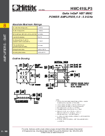 浏览型号HMC415LP3的Datasheet PDF文件第5页