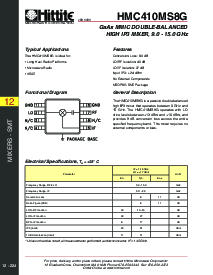 浏览型号HMC410MS8G的Datasheet PDF文件第1页