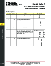 浏览型号HMC410MS8G的Datasheet PDF文件第5页