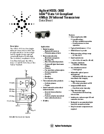 浏览型号HSDL-3602-007的Datasheet PDF文件第1页