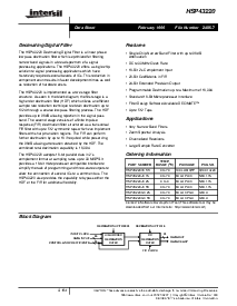 浏览型号HSP43220JC-33的Datasheet PDF文件第1页