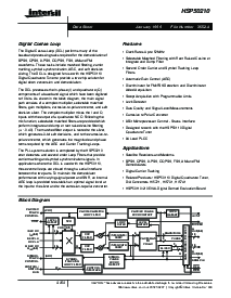 浏览型号HSP50210JI-52的Datasheet PDF文件第1页