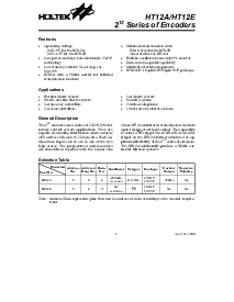 浏览型号HT12E的Datasheet PDF文件第1页
