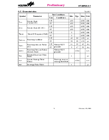 浏览型号HT48R05A-1的Datasheet PDF文件第5页