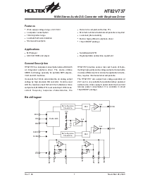 浏览型号HT82V737的Datasheet PDF文件第1页