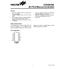 浏览型号HT82M39A的Datasheet PDF文件第1页
