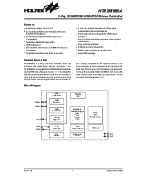 浏览型号HT82M980A的Datasheet PDF文件第1页