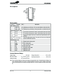 浏览型号HT82M980A的Datasheet PDF文件第2页