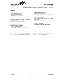 浏览型号HT82K96E的Datasheet PDF文件第1页