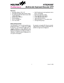 浏览型号HT82K68E的Datasheet PDF文件第1页