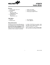 浏览型号HT8970的Datasheet PDF文件第1页