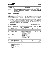 浏览型号HT9032的Datasheet PDF文件第4页