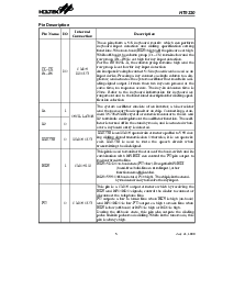 浏览型号HT9320L的Datasheet PDF文件第5页