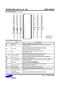 浏览型号K4S641632H-UC60的Datasheet PDF文件第6页
