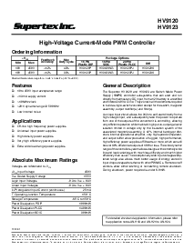 浏览型号HV9120NG的Datasheet PDF文件第1页