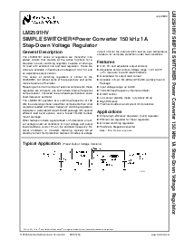 浏览型号LM2591HVT-ADJ的Datasheet PDF文件第1页