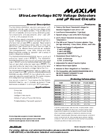 浏览型号MAX6834HXRD3-T的Datasheet PDF文件第1页