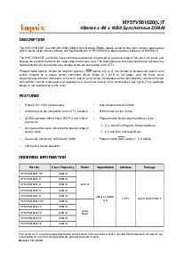 浏览型号HY57V561620的Datasheet PDF文件第1页