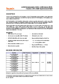 浏览型号HY57V283220T的Datasheet PDF文件第2页