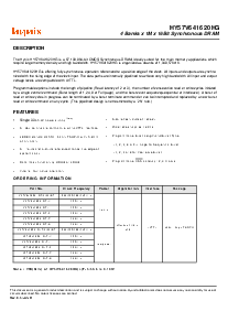 浏览型号HY57V641620HGT-55的Datasheet PDF文件第1页
