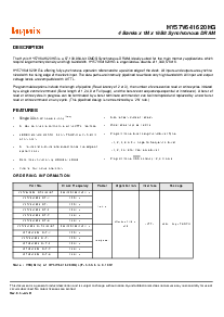 浏览型号HY57V641620HGT-H的Datasheet PDF文件第1页