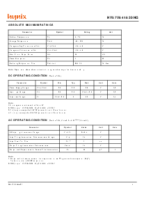 浏览型号HY57V641620HGT-H的Datasheet PDF文件第4页