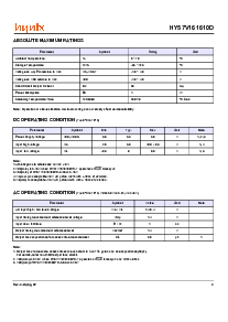 浏览型号HY57V161610D的Datasheet PDF文件第4页