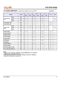 浏览型号HY57V161610D的Datasheet PDF文件第8页