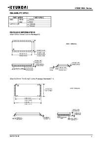 浏览型号HY628100ALLG的Datasheet PDF文件第9页