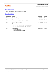 浏览型号HY628400ALLG-E的Datasheet PDF文件第1页