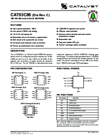 浏览型号CAT93C86PI-1.8TE13的Datasheet PDF文件第1页