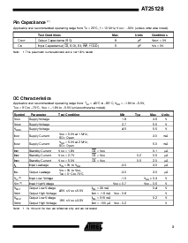 浏览型号AT25128-10PI-1.8的Datasheet PDF文件第3页